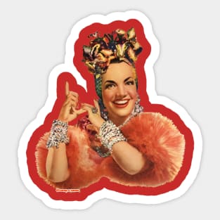 Carmen Miranda Sticker